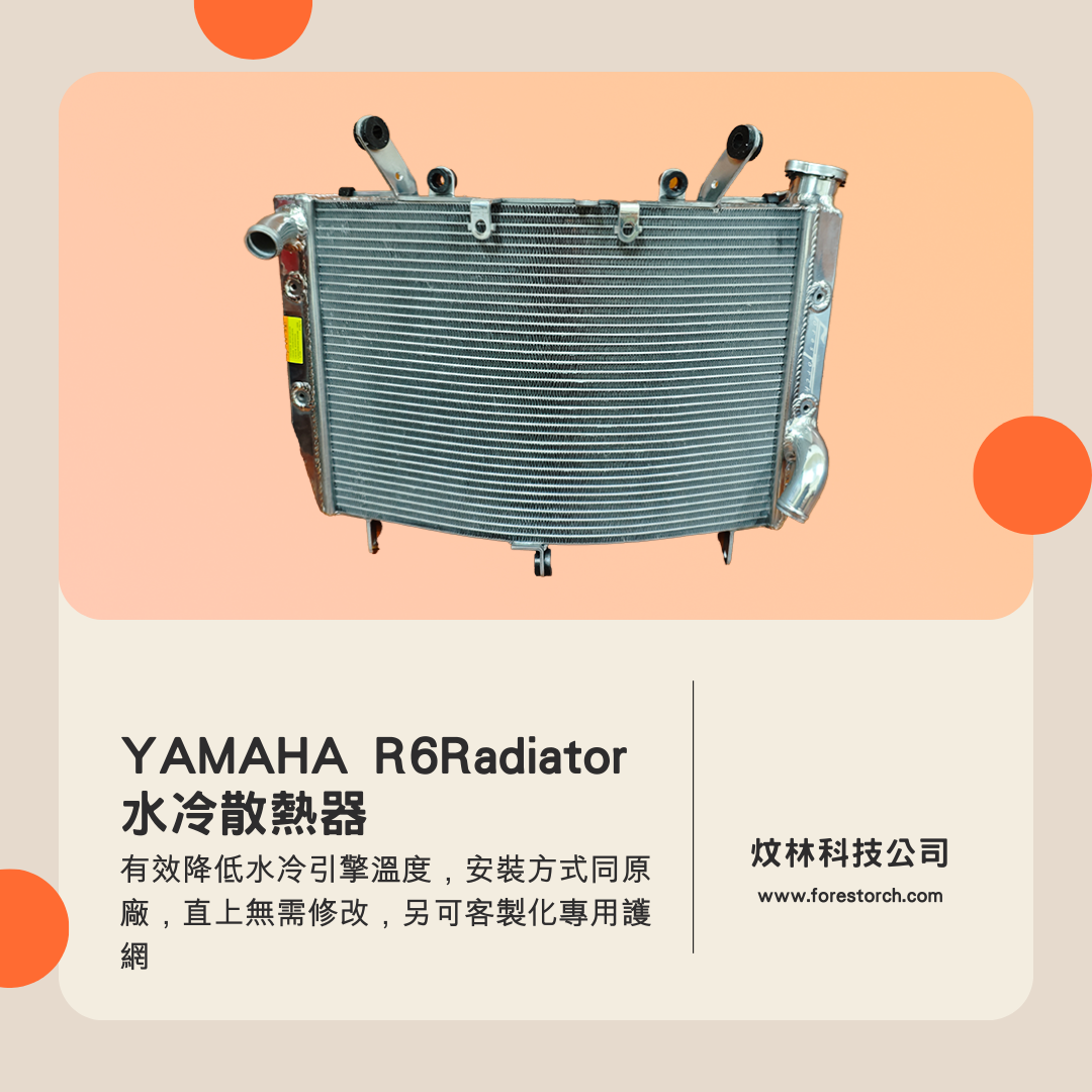 YAMAHA YZF-R6 改裝 全鋁加厚加大水箱 水冷散熱器 - 3
