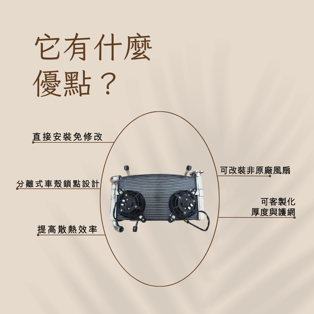 Ducati S4RS 專用全鋁改裝水冷散熱器 - 2
