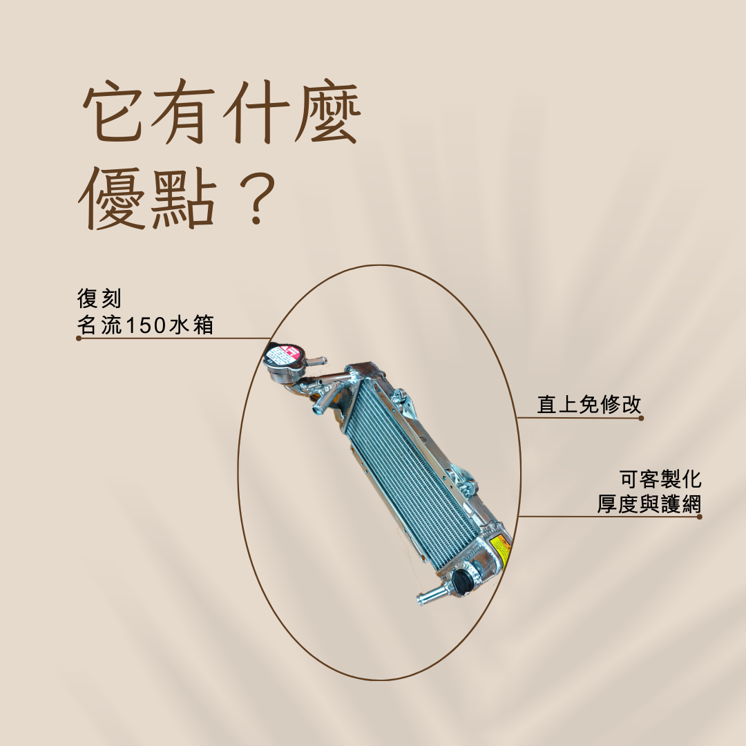 KYMCO FREEWAY150 光陽 名流150  水箱水冷排散熱器 - 2